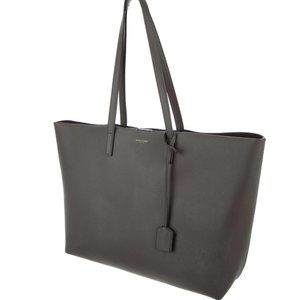 SAINT LAURENT 2019 E/W Shopping Tote w/Pouch
